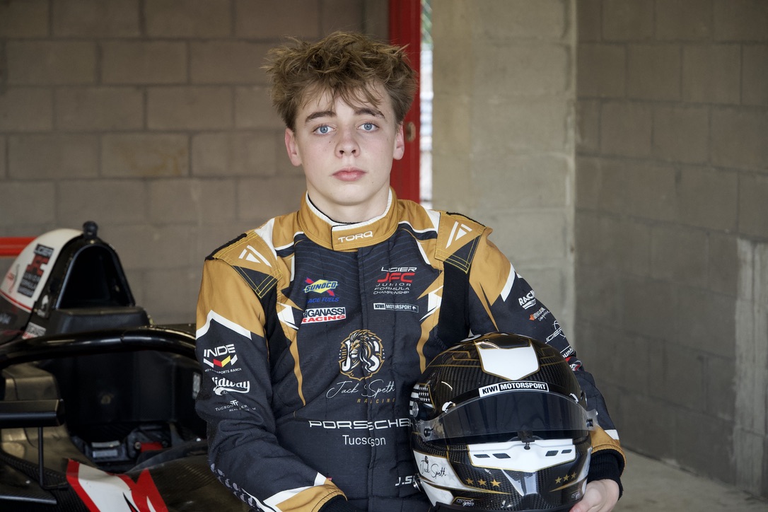 Jack Speth, 14-year-old American formula racing driver